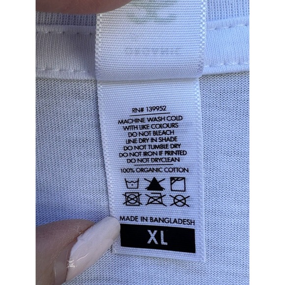 AS Organic Men’s The Police x Sting Portrait Tee Organic Cotton NEW Sz X-Large - Picture 6 of 6